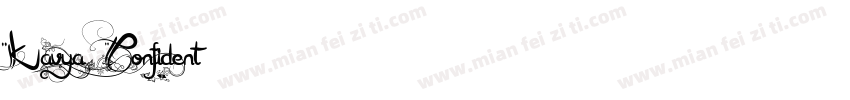 Kavya Confident字体转换